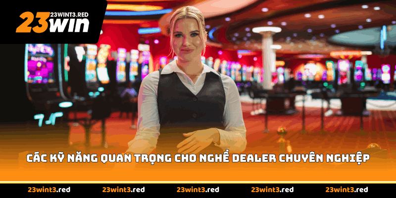 Các kỹ năng quan trọng cho nghề dealer chuyên nghiệp